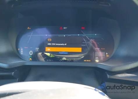 2021 Polestar 2 Launch Edition z USA, uszkodzony, nr VIN LPSED3KA2ML025450